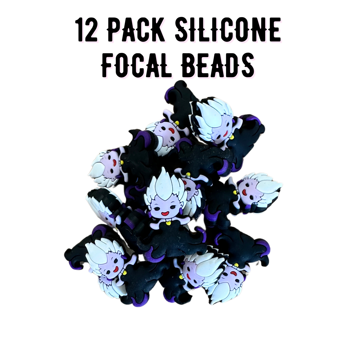 Sea Witch Silicone Focal Bead Set | 12 Pack