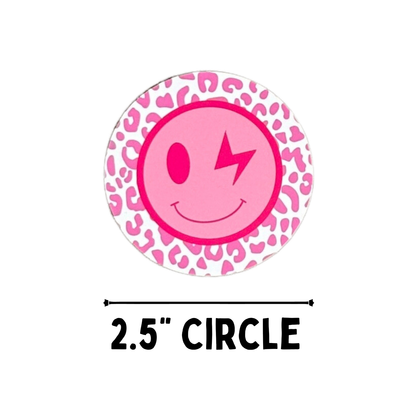 Smiley Face Cardstock Cutouts RoundS | 12 pk Mixed