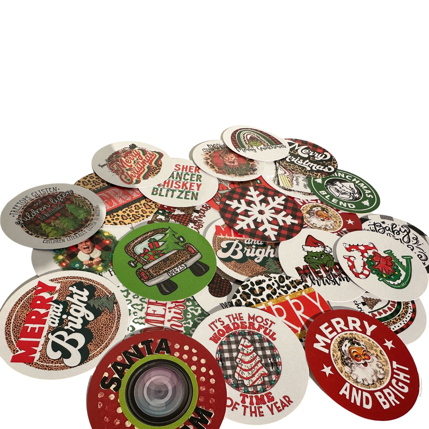 Christmas Round CardStock 32 pk mixed – Mad Dog Crafting