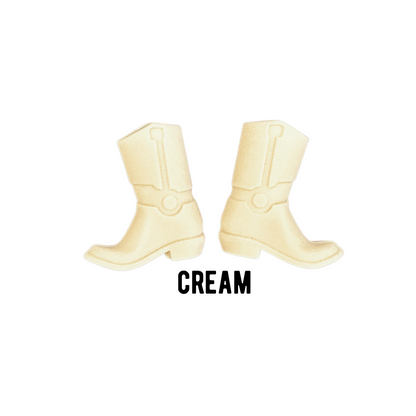 Cream Cowboy Boots | 12 pk