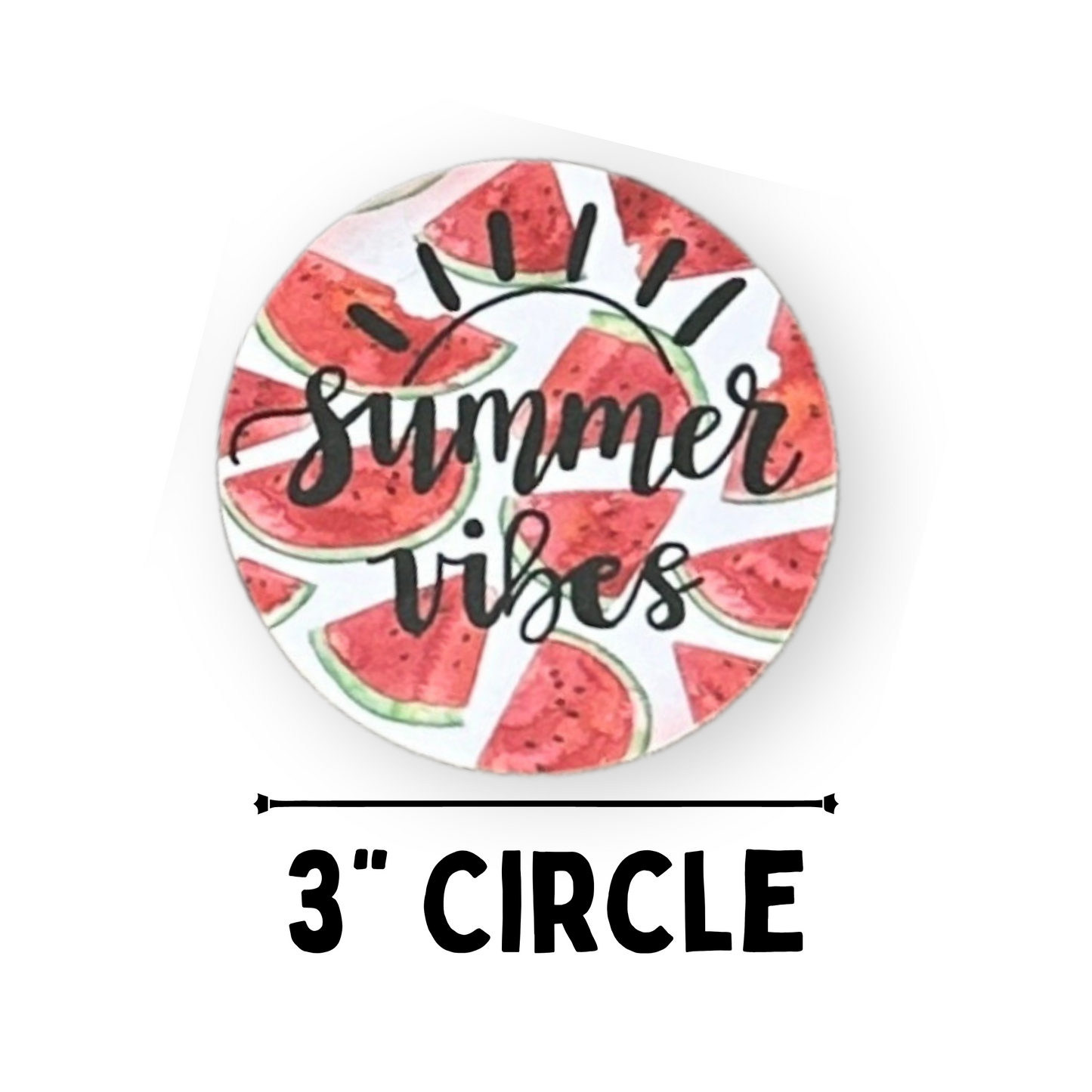 Summer Freshie Cardstock Cutouts Rounds| 12 pk