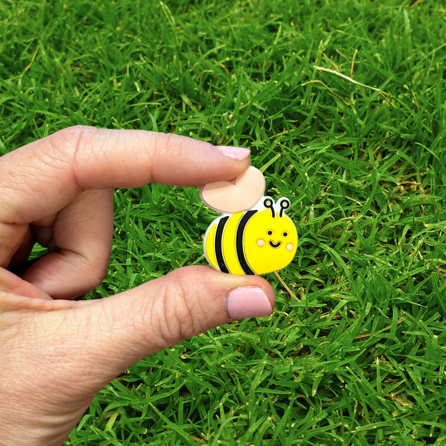 Bumble Bee Silicone Focal Bead | 12 Pack