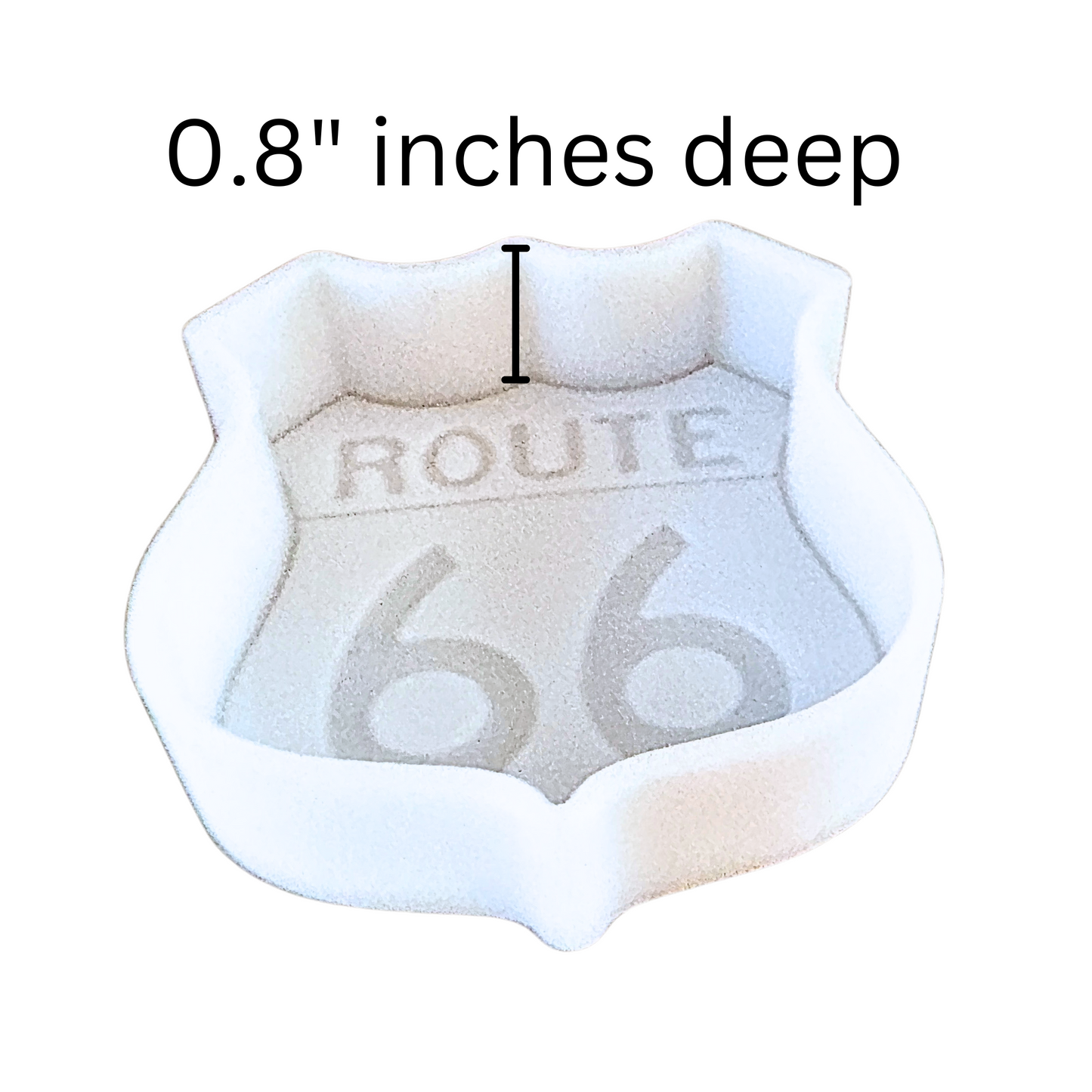 Route 66 Freshie Silicone Mold 3.75 x 3.5 x 0.8”