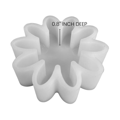 Flower Silicone Mold- Vent Clip Size