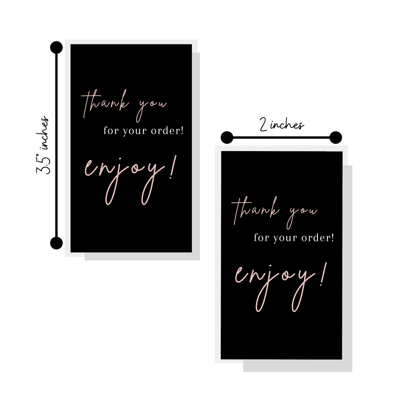 Thank You for Your Order Card | 50 Pack