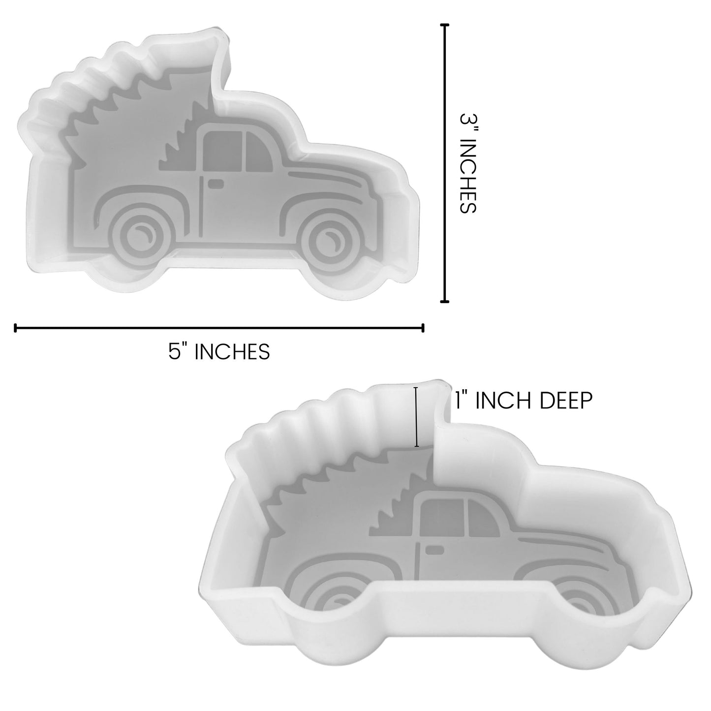 Christmas Freshie 4 Pack Silicone Mold