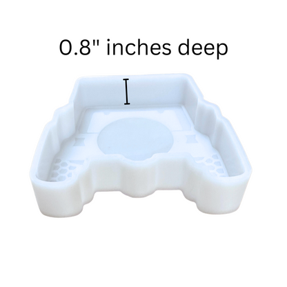 Off Road SUV  Silicone Mold 4.25 x 3 x 0.8”