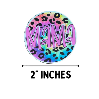 Mama/MOM Cardstock Cutouts Rounds Random Mix | 12 pk