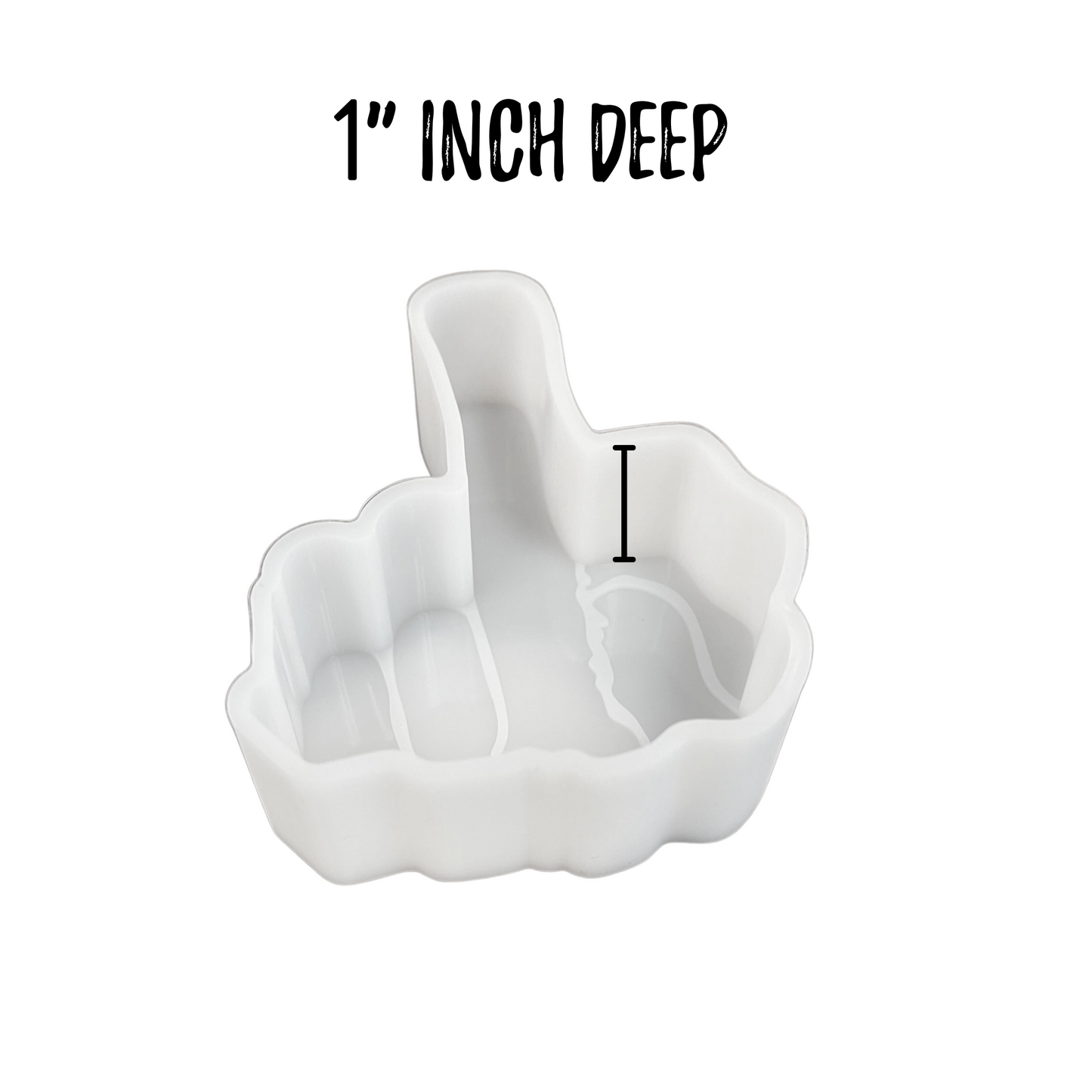 Middle Finger  Silicone Mold