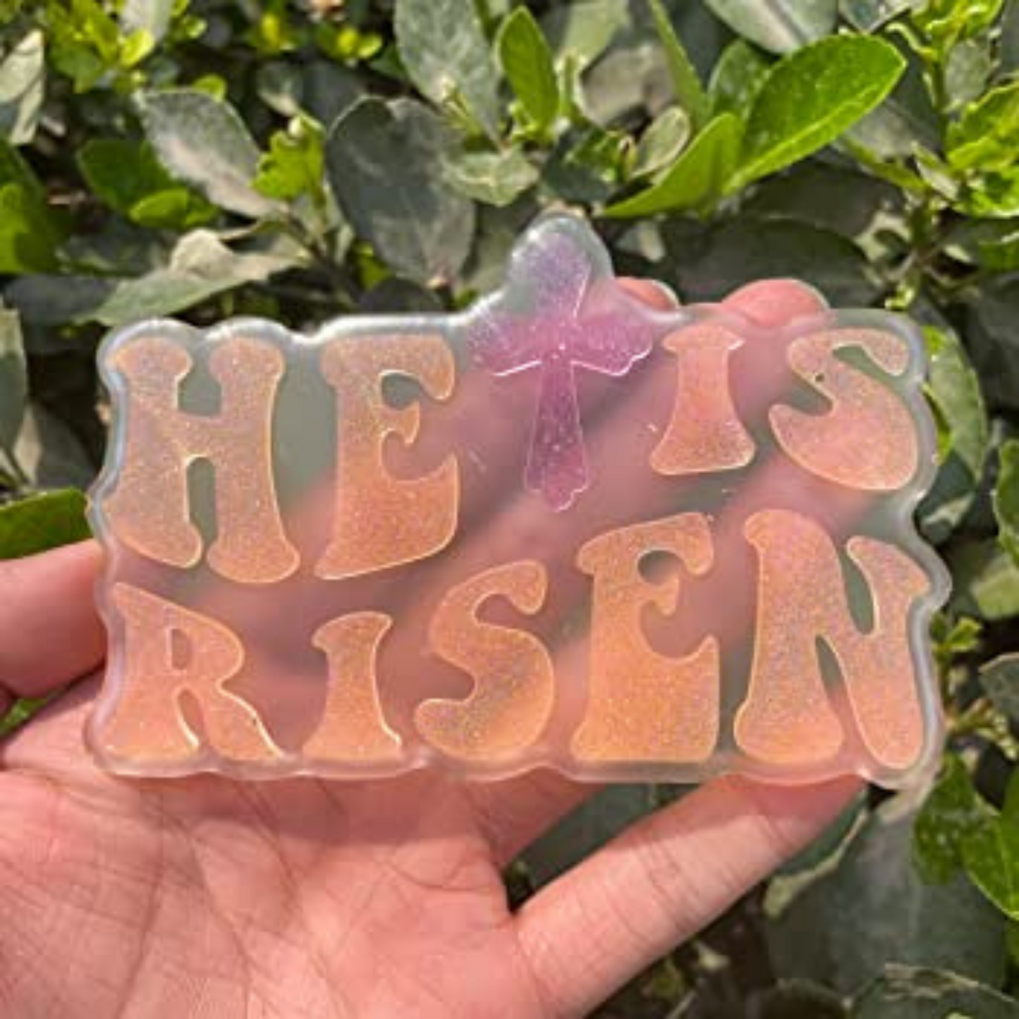 He is Risen Silicone Mold