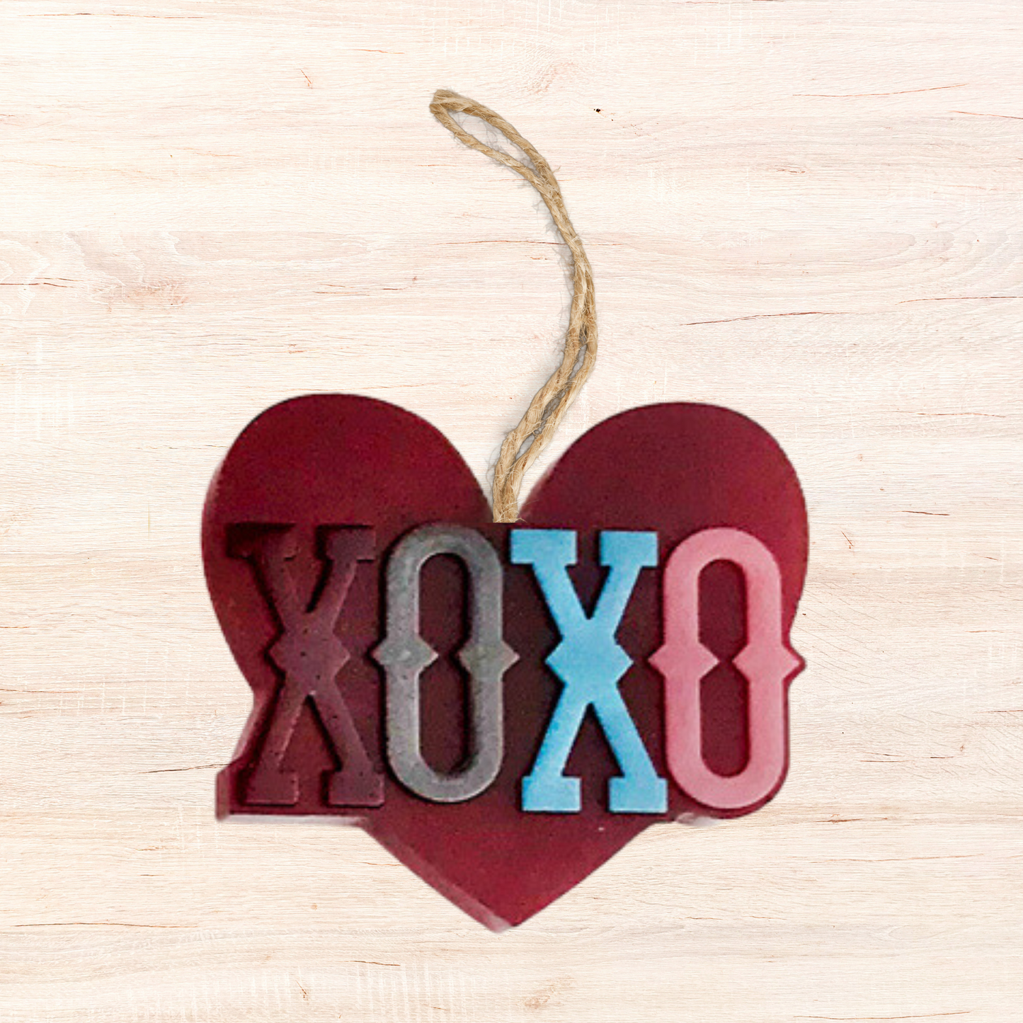 Heart Valentine’s Day XO XO Freshie Silicone Mold Love