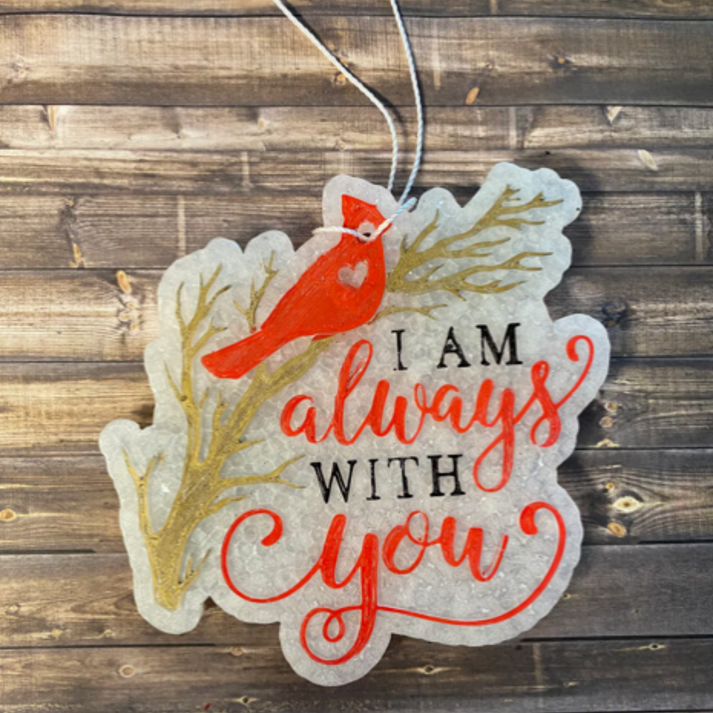I Am Always with You Cardinal Silicone Mold