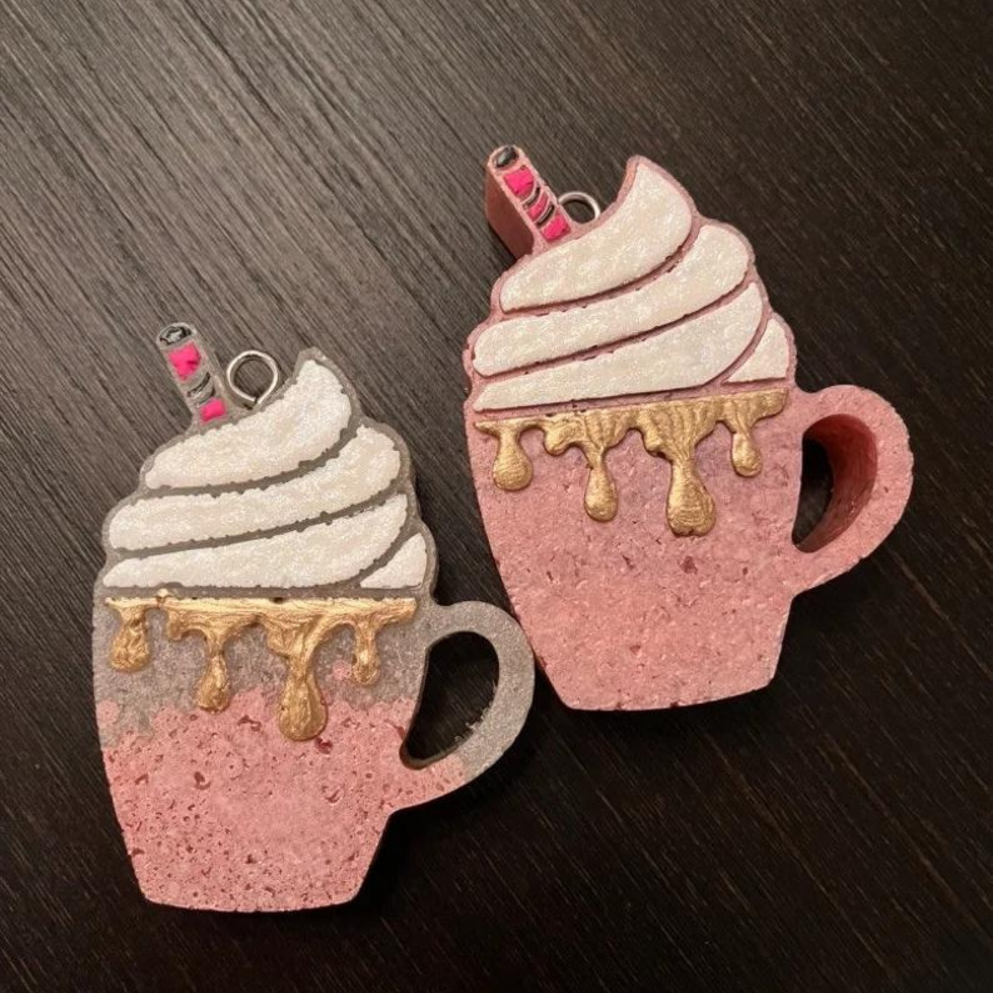 Frappuccino Hot Cocoa Mug Silcone Mold- Vent Clip