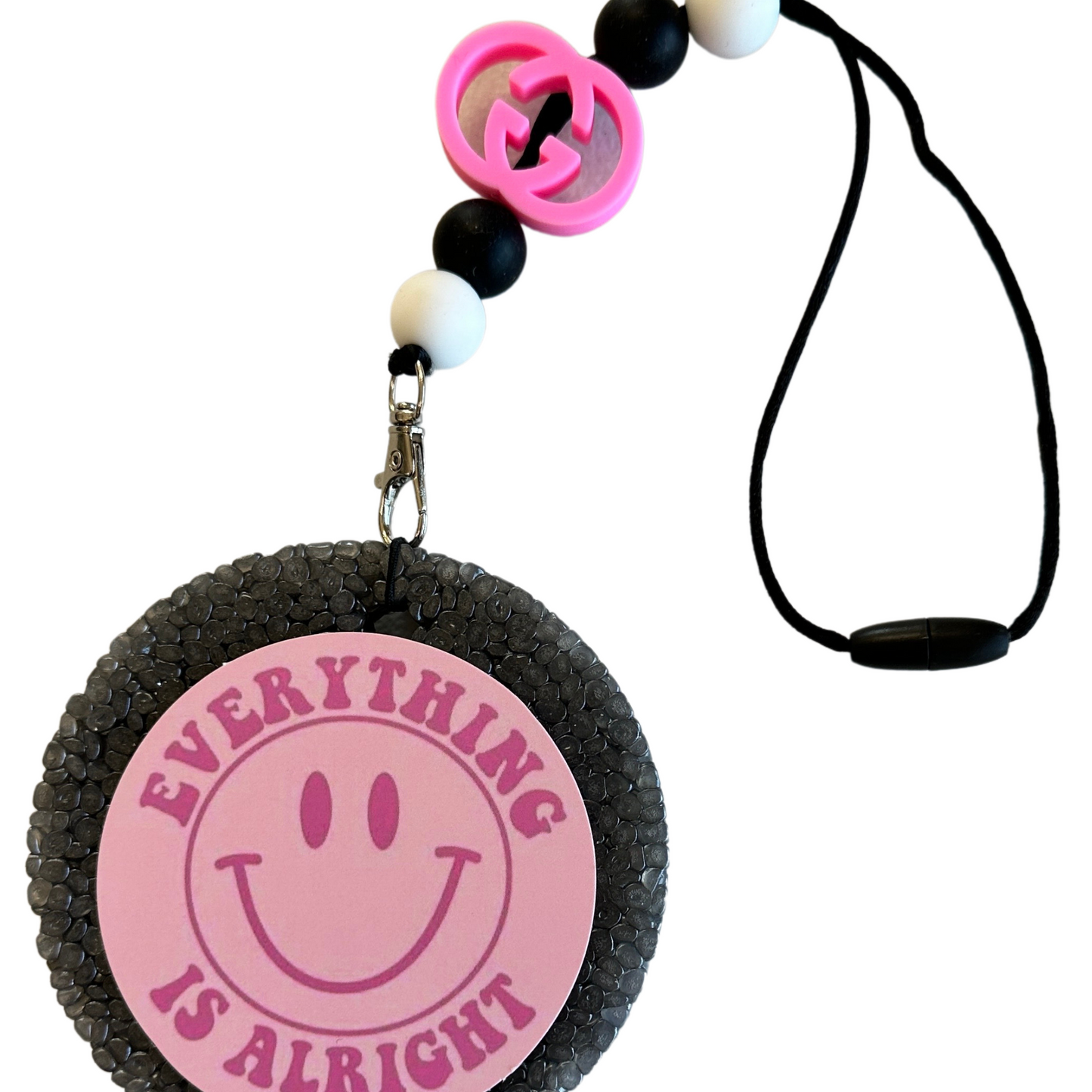 Luxury Boujee Brand G Focal Beads Silicone | 12 pk