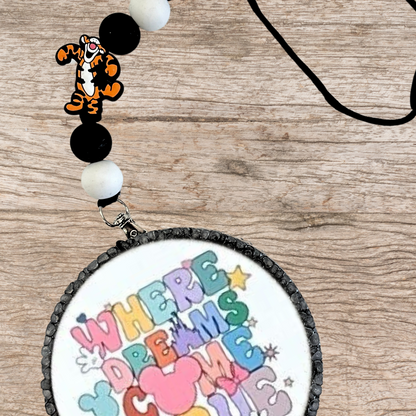 Tigger Silicone Focal Bead | 12 Pack