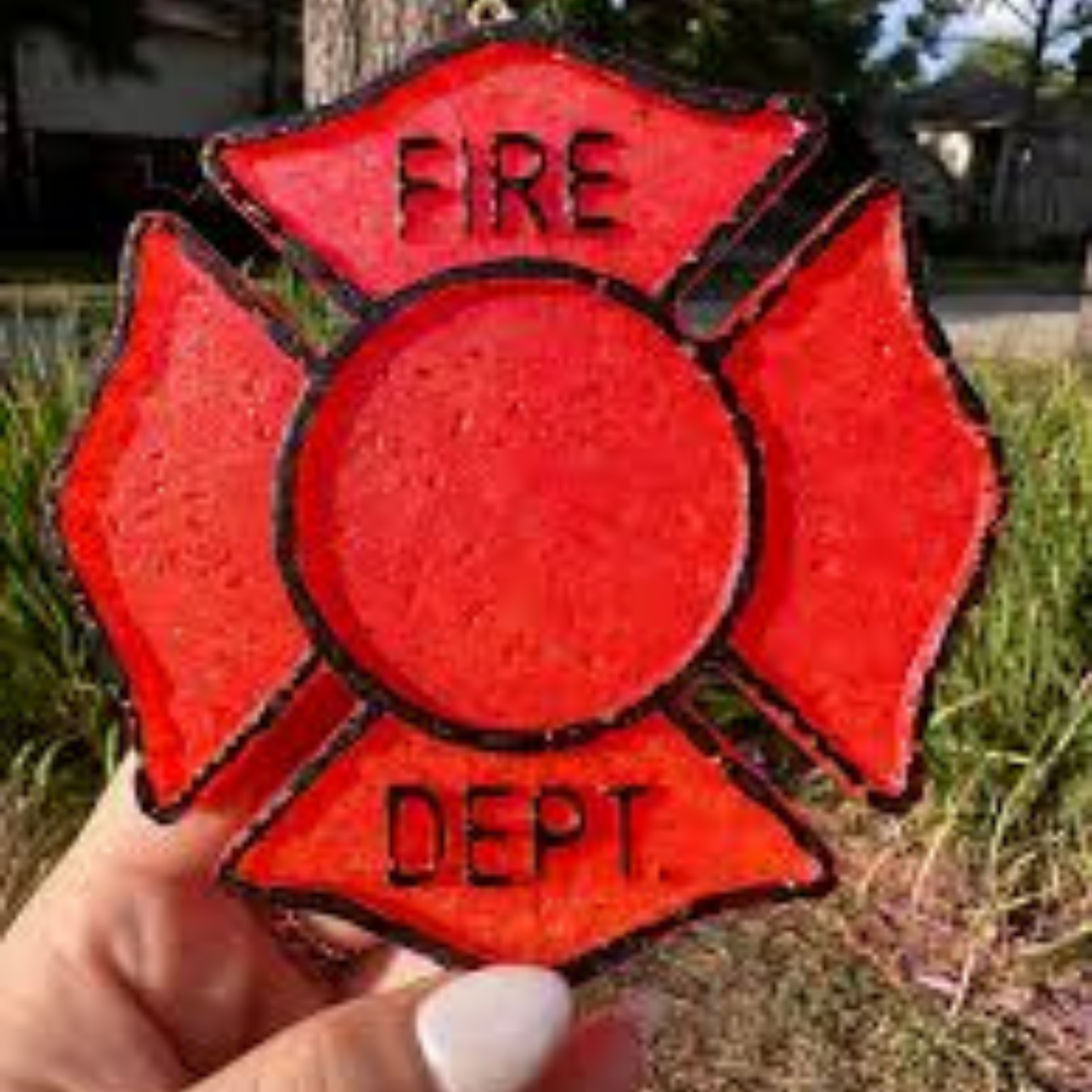 Firefighter Logo Symbol  Silicone Mold