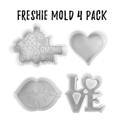 Valentine Themed Silicone Mold | 4 pk