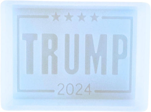 Trump 2024 Freshie Silicone Mold 3 x 4 x 0.8” inches Presidential Election Republican American July for Scented Aroma Beads Supplies Resin, Car Candles, Soap Oven Safe Bake Heat Resistant to 400 F