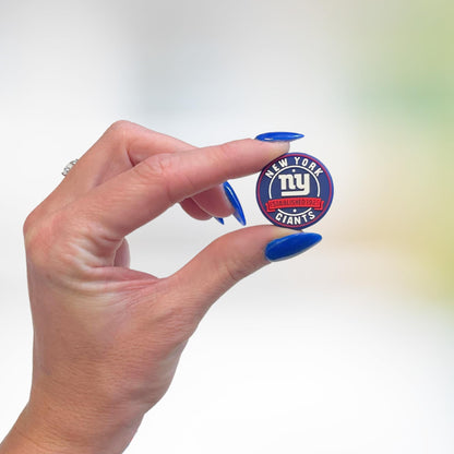 Lashicorn New York Focal Bead Sports Football Shaped 12pk 1.1” for Bulk Keychains Silicone Charm NY Beadable Pens Freshie Hangers Pro Game Day