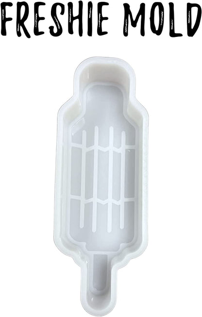 Bomb Pop Car Freshie Silicone Mold American 4th of July Popsicle Red White Blue 5.5x1.5x0.8” inches for Scented Aroma Beads Starter Kit Heat Resistant to 450 F Degrees Oven Bake