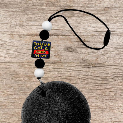 You’ve Got a Friend in Me Silicone Focal Bead 12pk Bulk 1.04x1.1” Character Movie Quote Beadable Pen Keychain Cowboy Story 2 Hole
