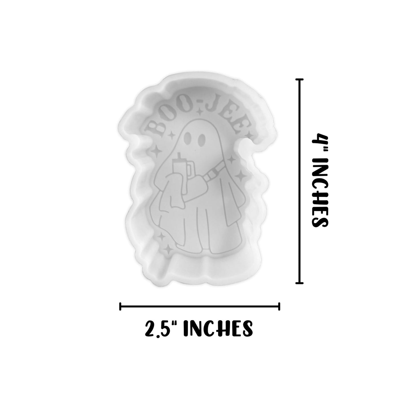 Boujee Boo Ghost with Everywhere Crossbody Bag and Tumbler Freshie Silicone Car Freshie Mold 2.5x4” Fall Halloween Spooky Freshener Trendy