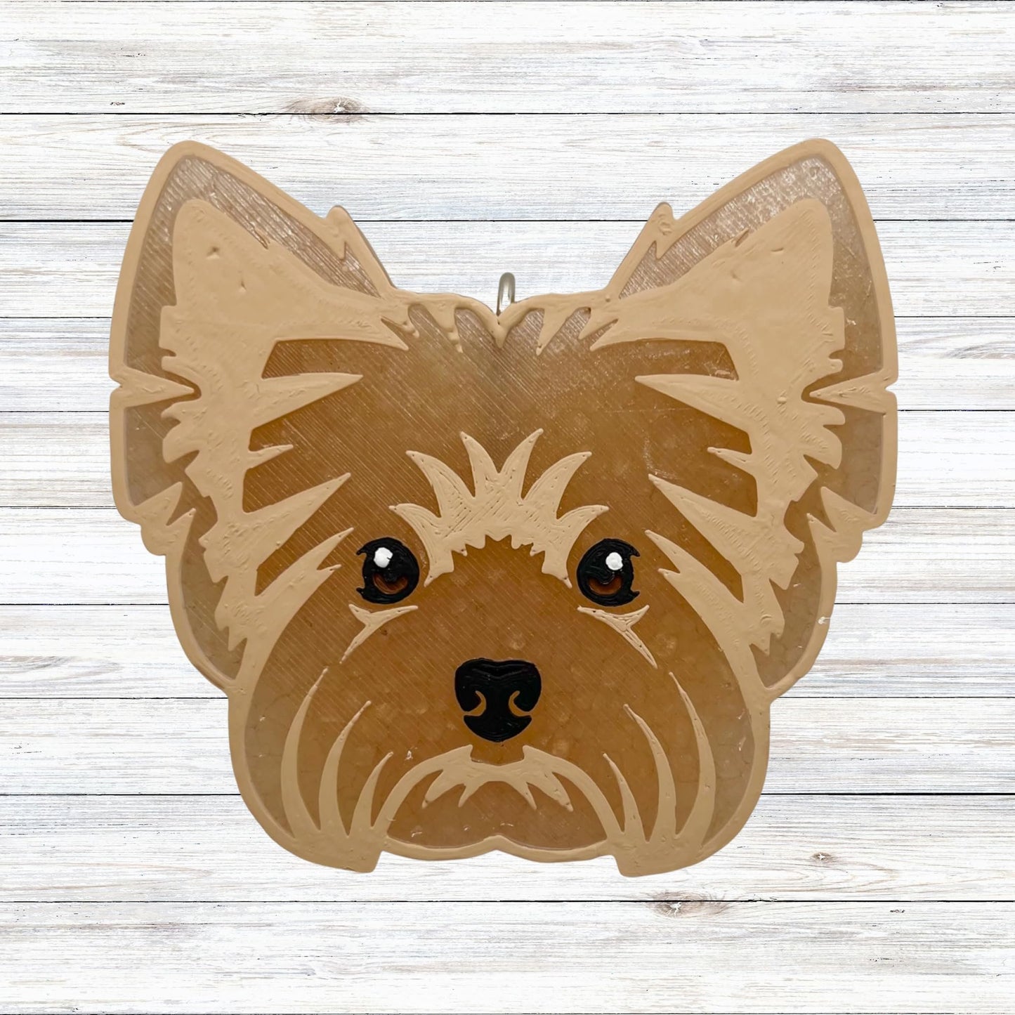 Yorkie Dog Car Freshie Silicone Mold 3.9x3.9x0.8” Dog Breeds Lovers Women Rescue Animal Girl’s Best Friend Dog Mom Momma Pet Tag Oven Safe Aroma