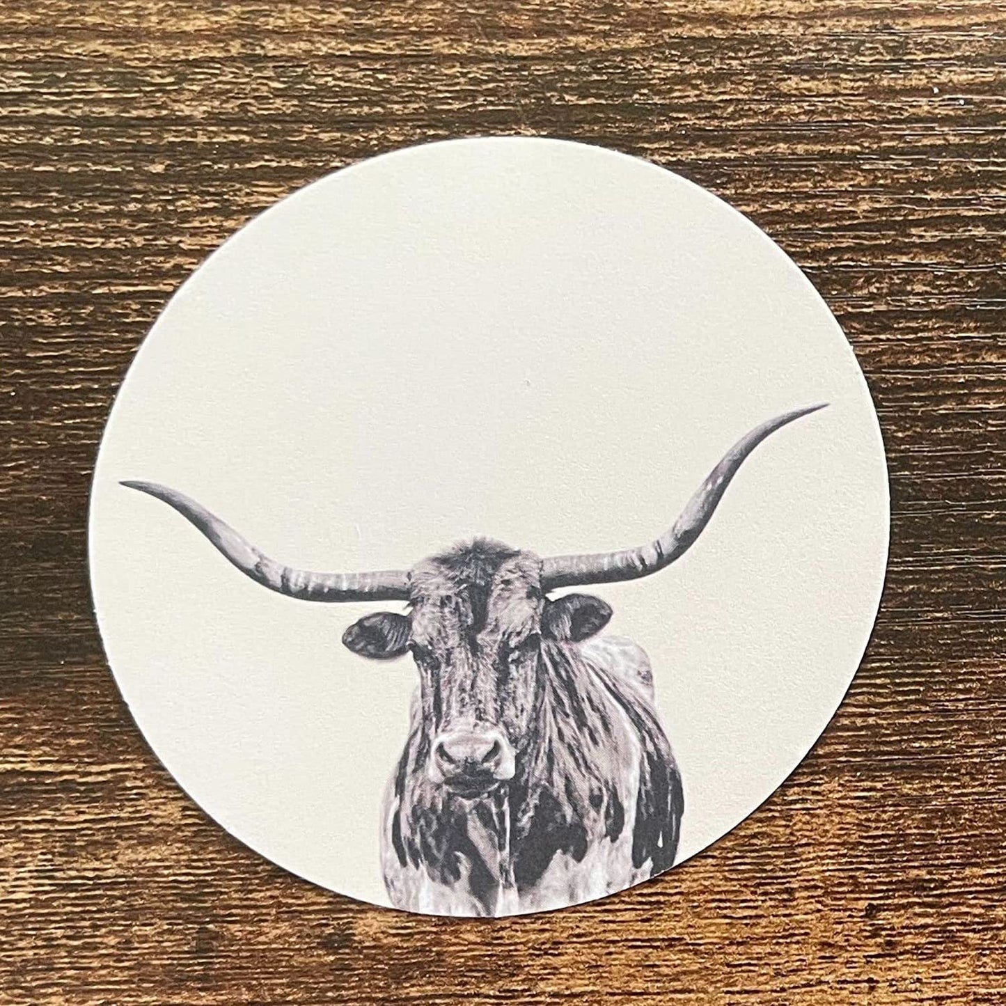 Longhorn Cardstock Cutouts for Freshies | 12 Pack | 3" Inch Circles | Freshie Supplies | Western Designs