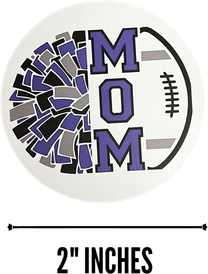Sports Football Car Freshie Cardstock Cutout Rounds 2” in | 12 pk Mixed, Scented Aroma Bead Bake w/Silicone Mold Design Softball Cheer Mom Baseball Fishing Manly
