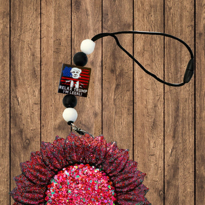 Trump Republican I’m a Trump Girl, Relax, Not Guilty Political Silicone Focal Bead 2.7cm 12pk 3 Designs 4 Each for Beadable Pens Freshie Hangers Right Elephant President