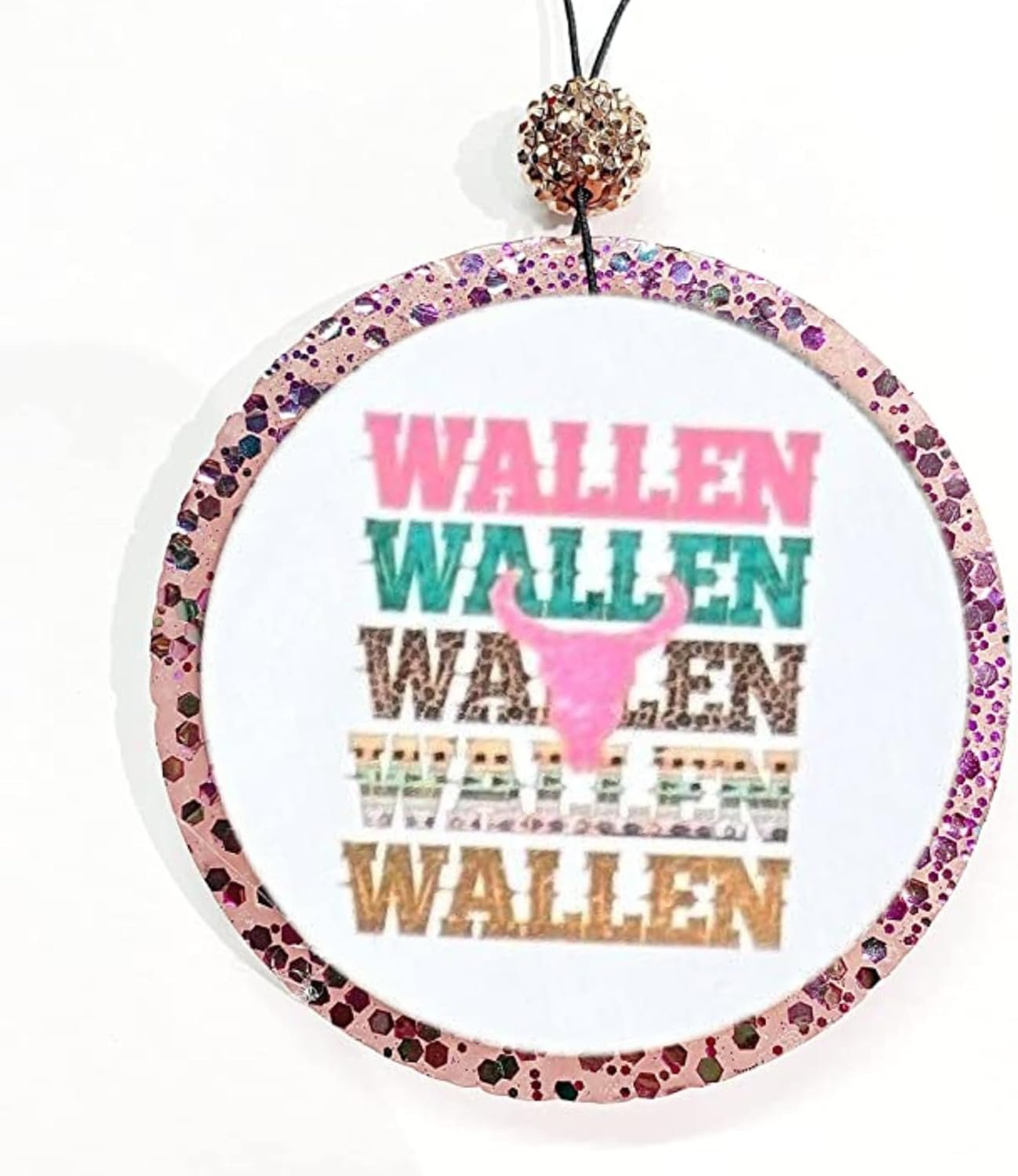Lashicorn Wallen Freshie Cardstock Cutouts Rounds 3” inch | 12 pk Mixed Scented Aroma Beads Bake for Car Freshie Designs Inserts Morgan Country Music Singer