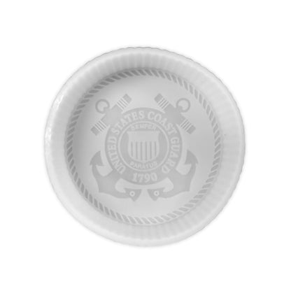 Military United States Branch Silicone Freshie Mold 4” Circle 0.8” D Scented Aroma Beads Men’s Patriotic Guard Soldier American Flag USA