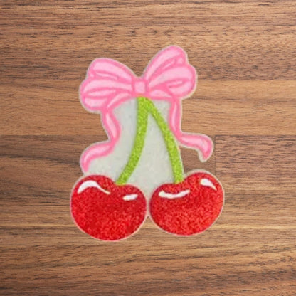 Cherries with Bow Silicone Freshie Mold 3.5x4” Car Candle Cherry Retro 90’s Trendy Summer Scented Aroma Beads Wholesale Supplies DIY