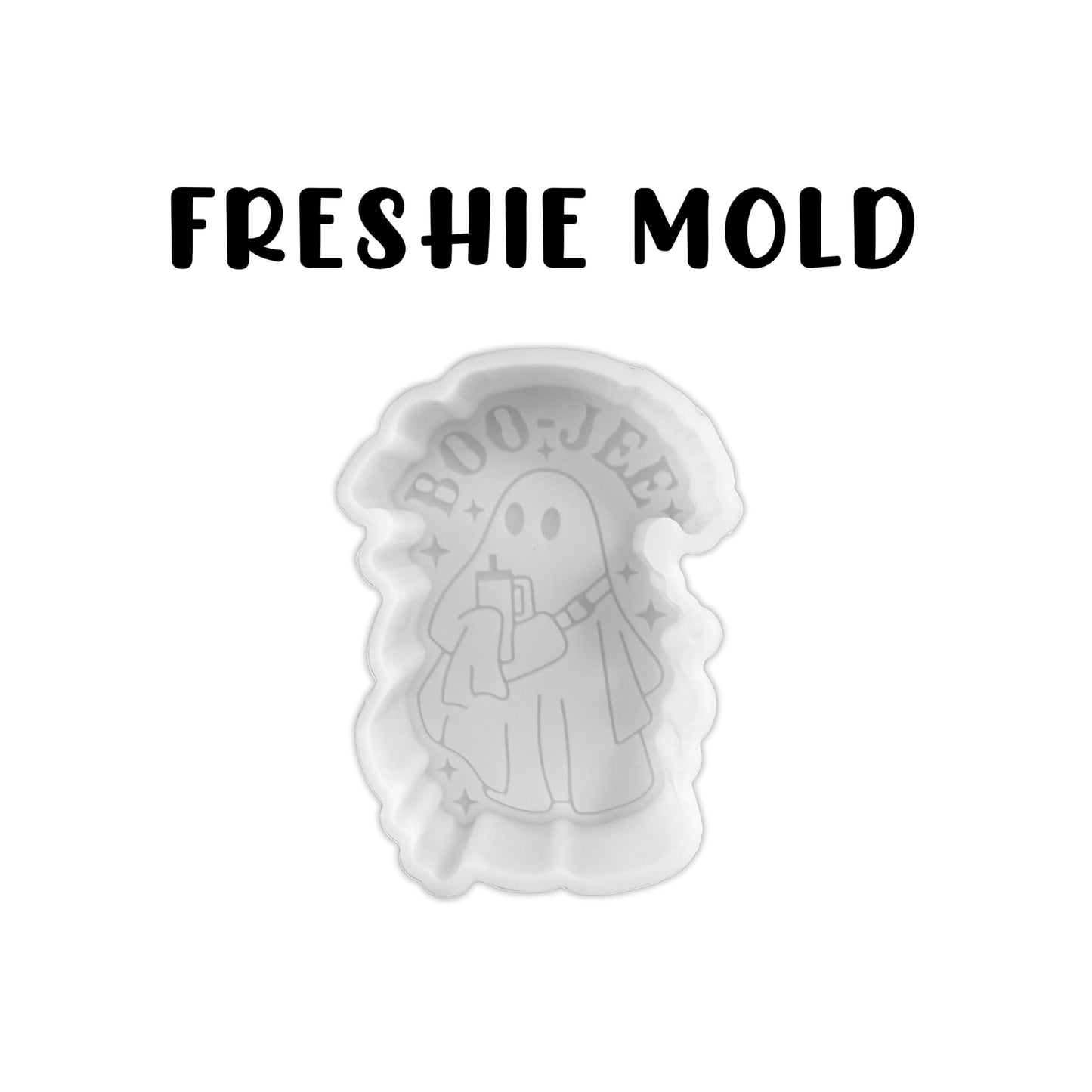 Boujee Boo Ghost with Everywhere Crossbody Bag and Tumbler Freshie Silicone Car Freshie Mold 2.5x4” Fall Halloween Spooky Freshener Trendy
