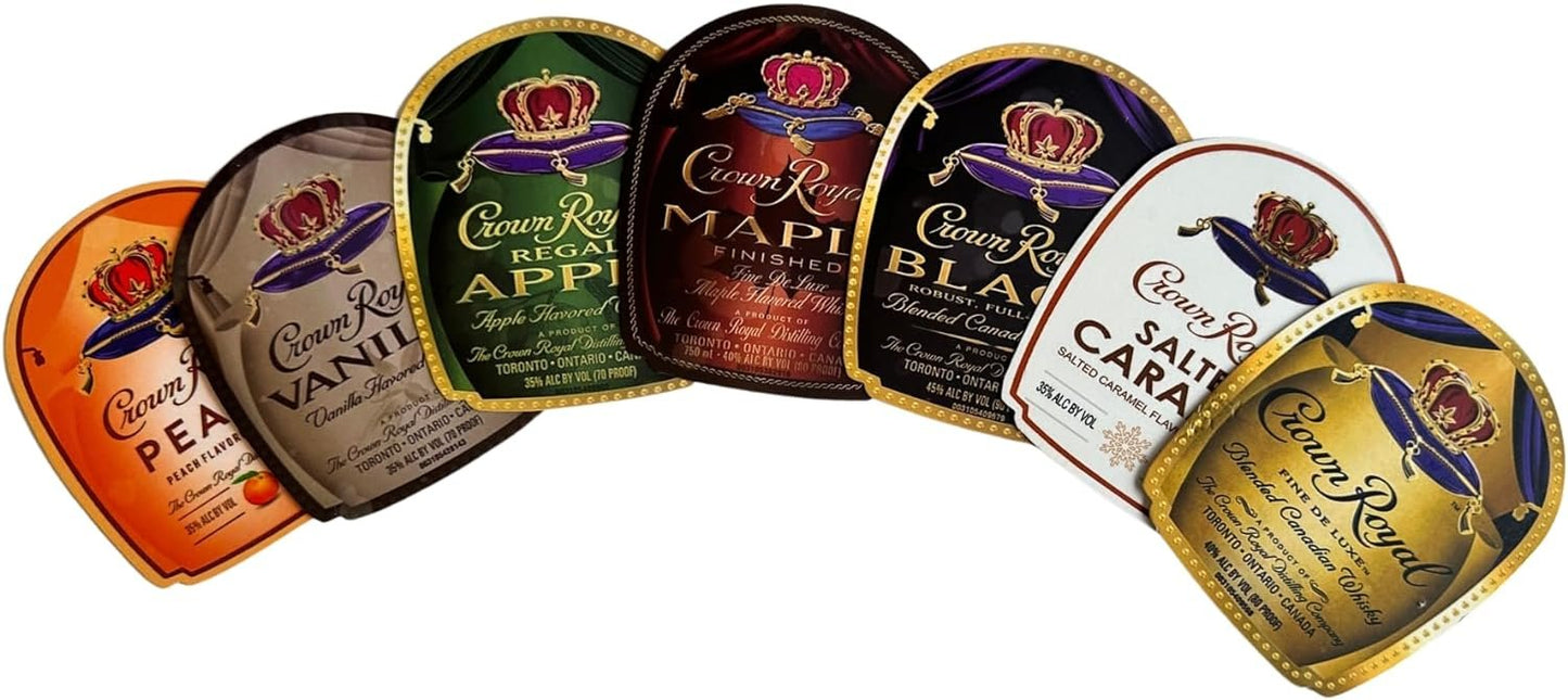 Crown Bottle Freshie Cardstock Cutouts 12 pk Mixed | 1.8" x 2.3