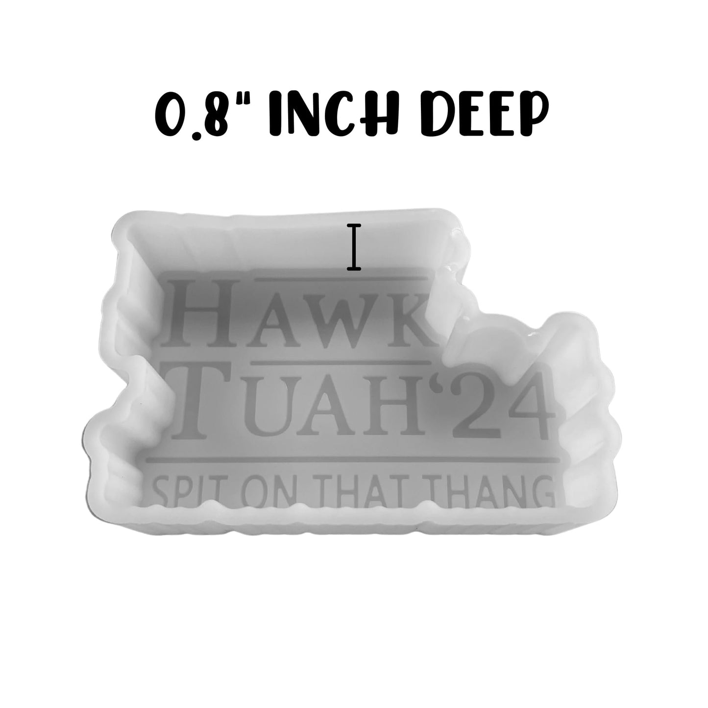 Hawk Tuah 2024 Spit On That Thang Political Silicone Freshie Mold 4.1x2.4x0.8” Trump Republican Vance I’m Voting for The Felon Aroma Beads