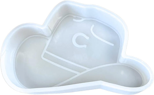 Charlie C Horse Cowboy Hat Silicone Freshie Mold 1 3.2x5x1” Heat Resistant Oven Safe for Scented Aroma Beads Car Candle Shaped Southern Trendy
