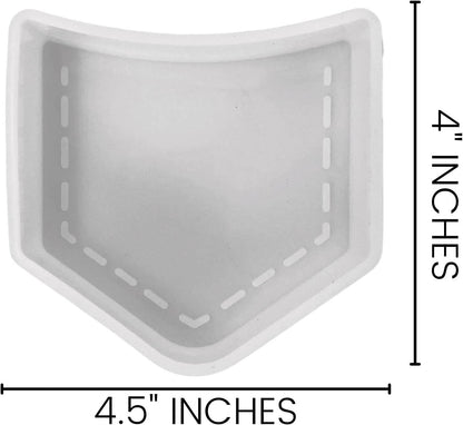 Pocket Silicone Mold | 6 Pack | Size 4.5" Wide x 4" Long x 1" Deep | Pocket Mold | Cowboy Jeans Pocket Design for Freshie, Soap, Resin, Candles