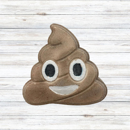 Poop Emoji Car Freshie Silicone Mold Brown Gag Funny Inappropriate Air Freshener Candle Soap Teenager 4.1x3.5x0.8” Aroma Beads