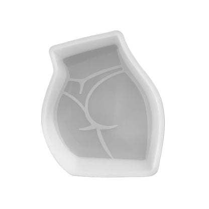 Butt Cheeks Thong Cheeks Silicone Freshie Mold Handprint Car 3.4x4.1x0.8” Aroma Beads Oven Safe Naked Booty Striper Manly for Men Inappropriate Silicone Mold