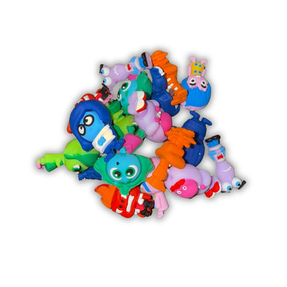 Lashicorn Emotions Characters Silicone Focal Beads Movie Joy Anger Sadness Embarrassment Mixed Bulk 12pk 3cm for Beadable Pen Keychain