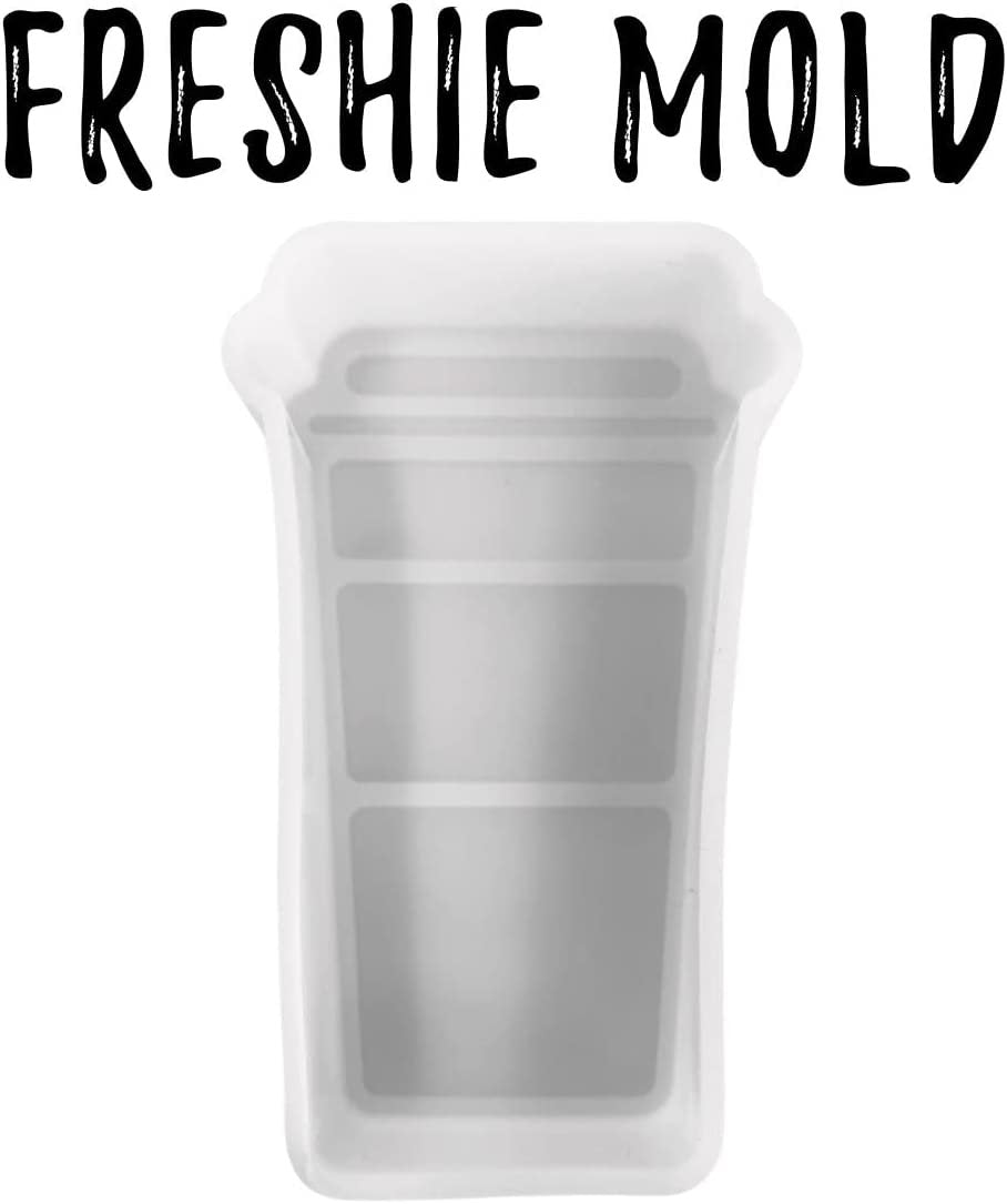 Coffee Cup Latte Cup Silicone Mold | 2.5" Wide x 5" Long x 1" Deep | Silicone Mold for Freshies, Silicone Mold for Epoxy, Silicone Mold for Soap | Coffee Cup Design