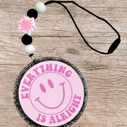 Lashicorn Pink Snowflake Silicone Focal Bead | 12 Pack Christmas Holiday Winter for Freshie Hangers Beaded Pens 1.1” Wholesale Bulk Keychain Brushes