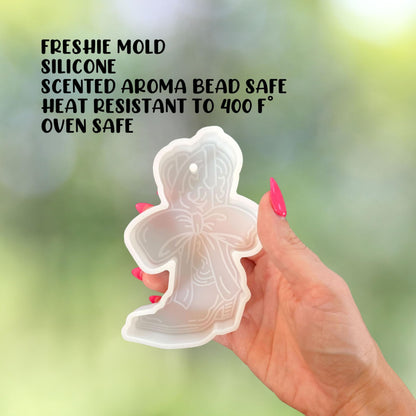 Cowboy Boot with Bow Silicone Car Freshie Mold 5x3.25” Country Girl Bachelorette Truck Driving Mom for Aroma Beads Oven Safe