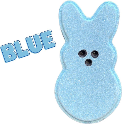 Easter Bunny Marshmallow Shaped Bath Bombs | 8pk | 3.7x2” inches | Multi Color | Pink, Blue, Yellow, Purple | Easter Bath Bomb | Easter Bunny, Easter Basket, Easter Egg | Easter Basket Goodies