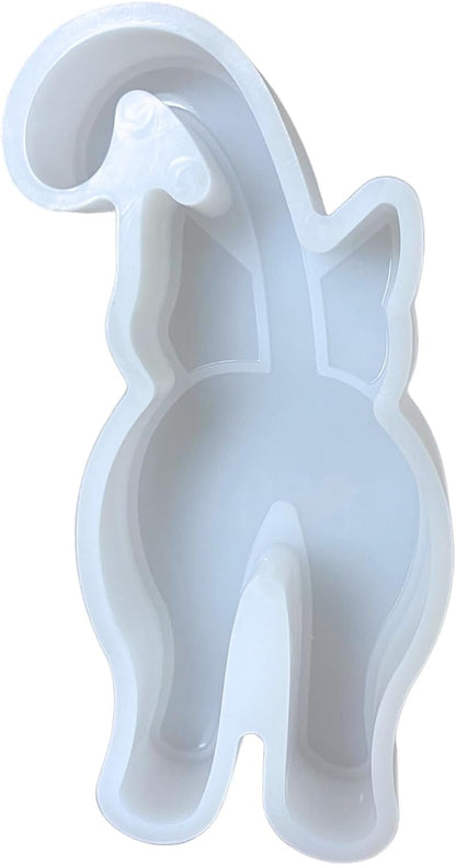 Cat Butt Car Freshie Silicone Mold 4.25 x 2. X 0.8” Dog Mama Cat Mom Tail Pet Paw for Scented Aroma Beads Oven Safe up to 450 F Freshie Supplies