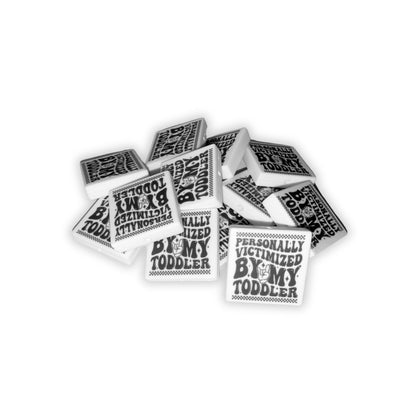 Personally Victimized by My Toddler Square Silicone Focal Bead 12pk 2.7cm for Beadable Pen Keychain Mama Bear Freshie Hanger