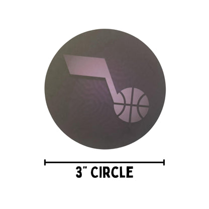Pro Basketball Team Cardstock Cutouts Rounds 30pk 3” Inches Bulk Pack Circles Sports National League for Freshie Bake Aroma Scented Oil Resistant