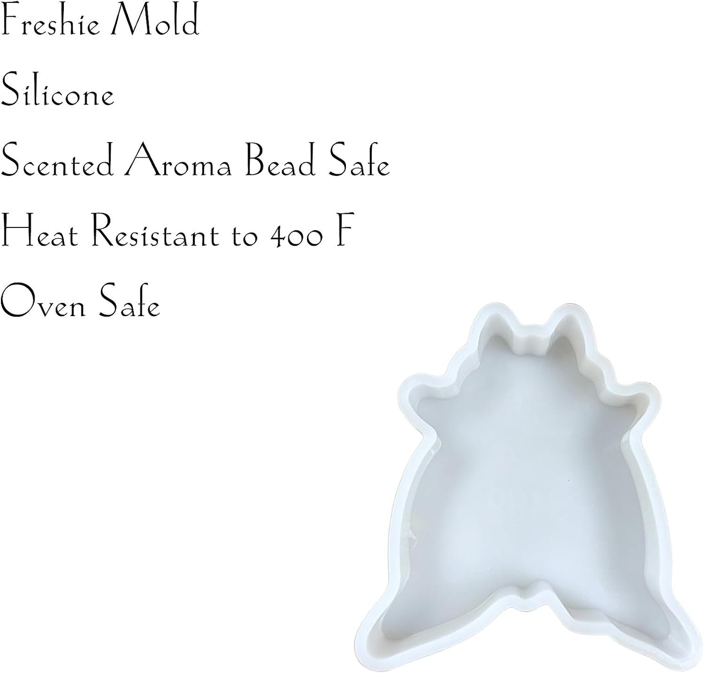 Cowhide Rug Car Freshie Silicone Mold 3.5 x 3.5 x 0.8” inches Cow Hide Western Rug Punchy Cowboy for Scented Aroma Beads Oven Safe Bake up to 450 F Country Southern