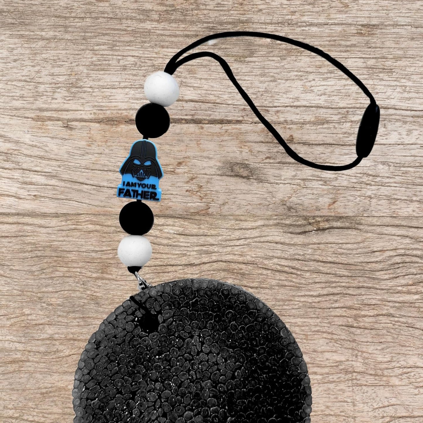 I Am Your Father Silicone Focal Bead 12pk Bulk 1.1x0.8” Character Movie 2 Hole Beadable Pen Keychain Manly Freshie Hanger